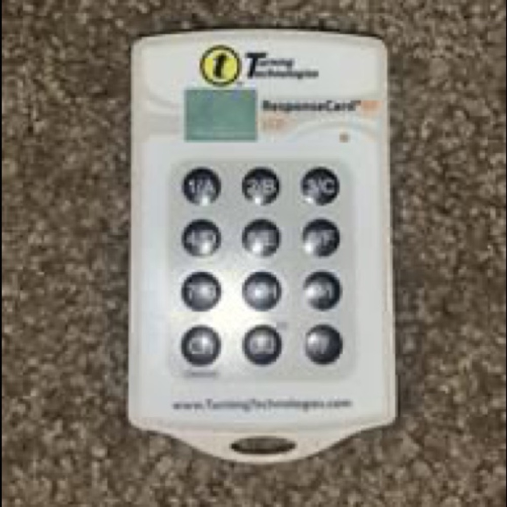 Turning technologies clicker